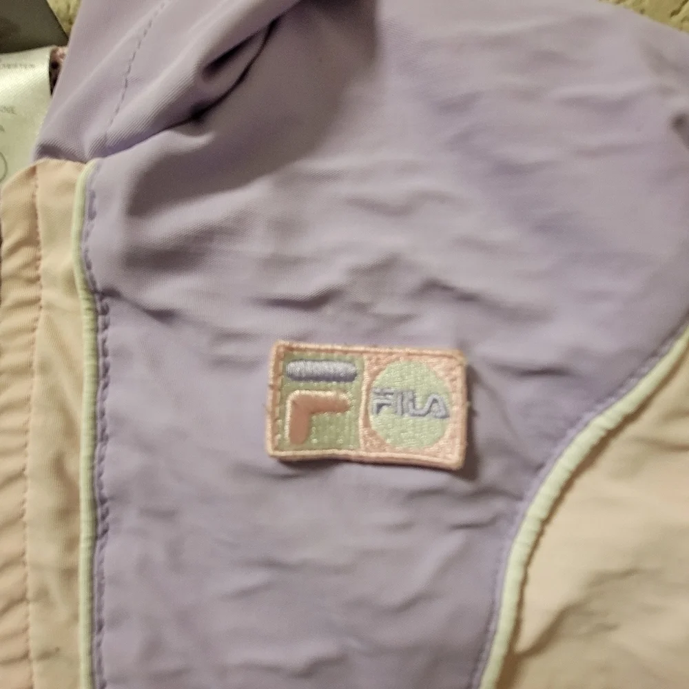 Fila rain coat, purple and pink - Picture 2 of 5